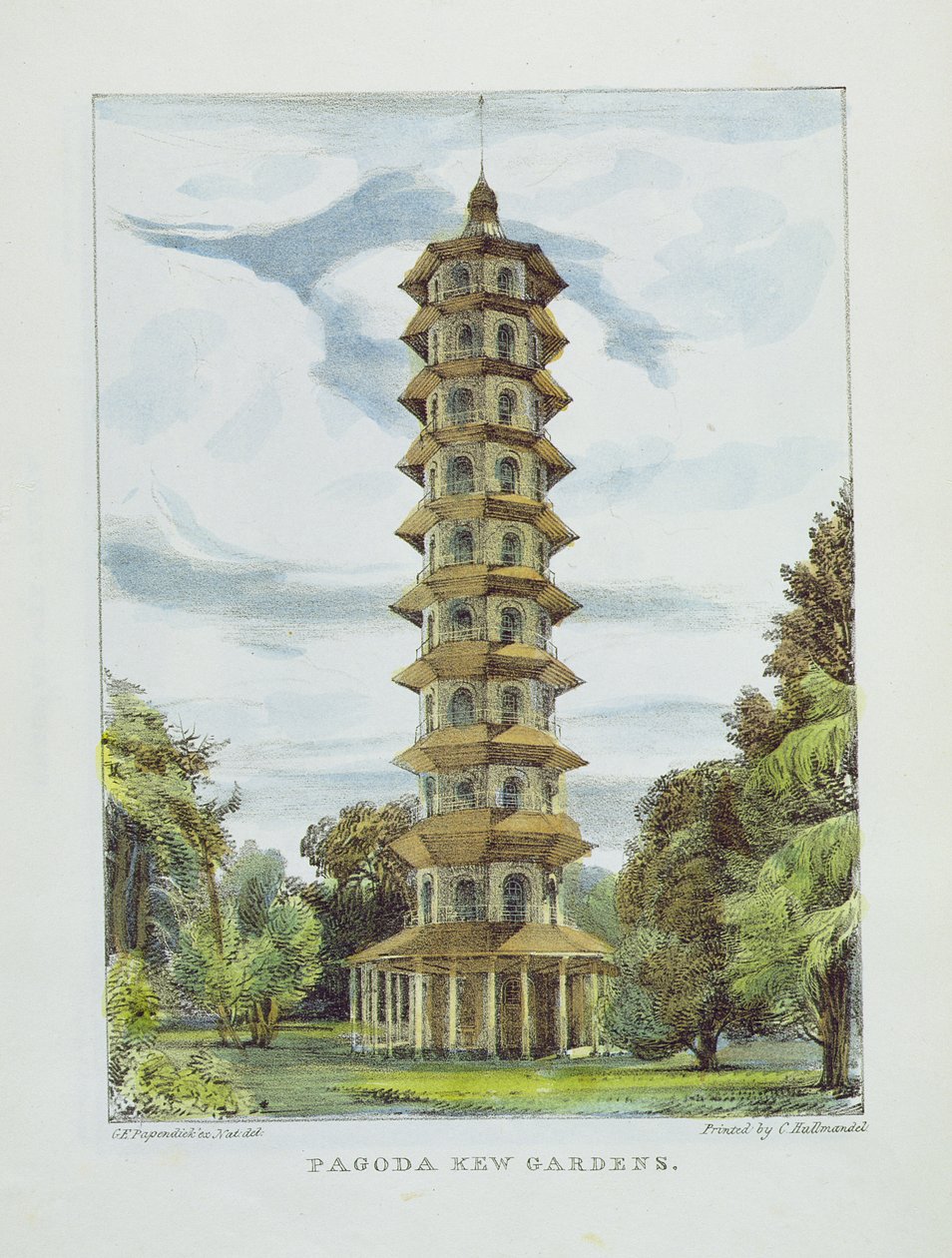 Pagoda, Kew Gardens, plade 9 fra 