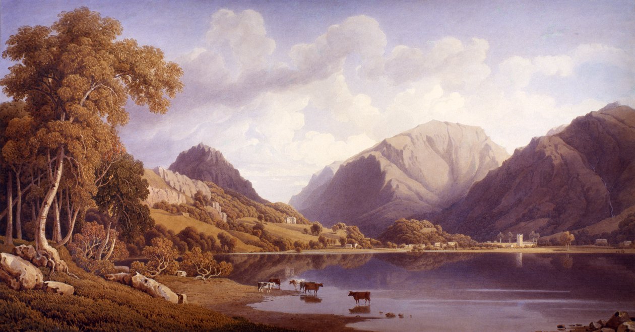 Grasmere, ca. 1830 af George Fennel Robson