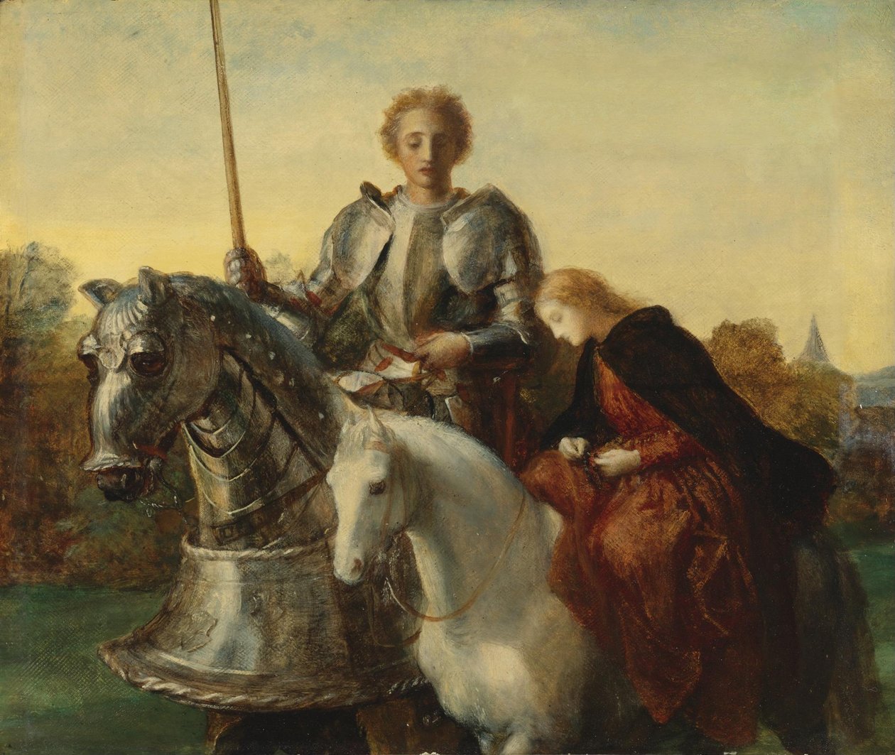 En undersøgelse for Una og Røde Kors af George Frederick Watts