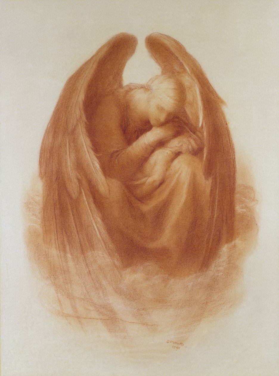 Døden kronede uskyld, 1890 af George Frederick Watts
