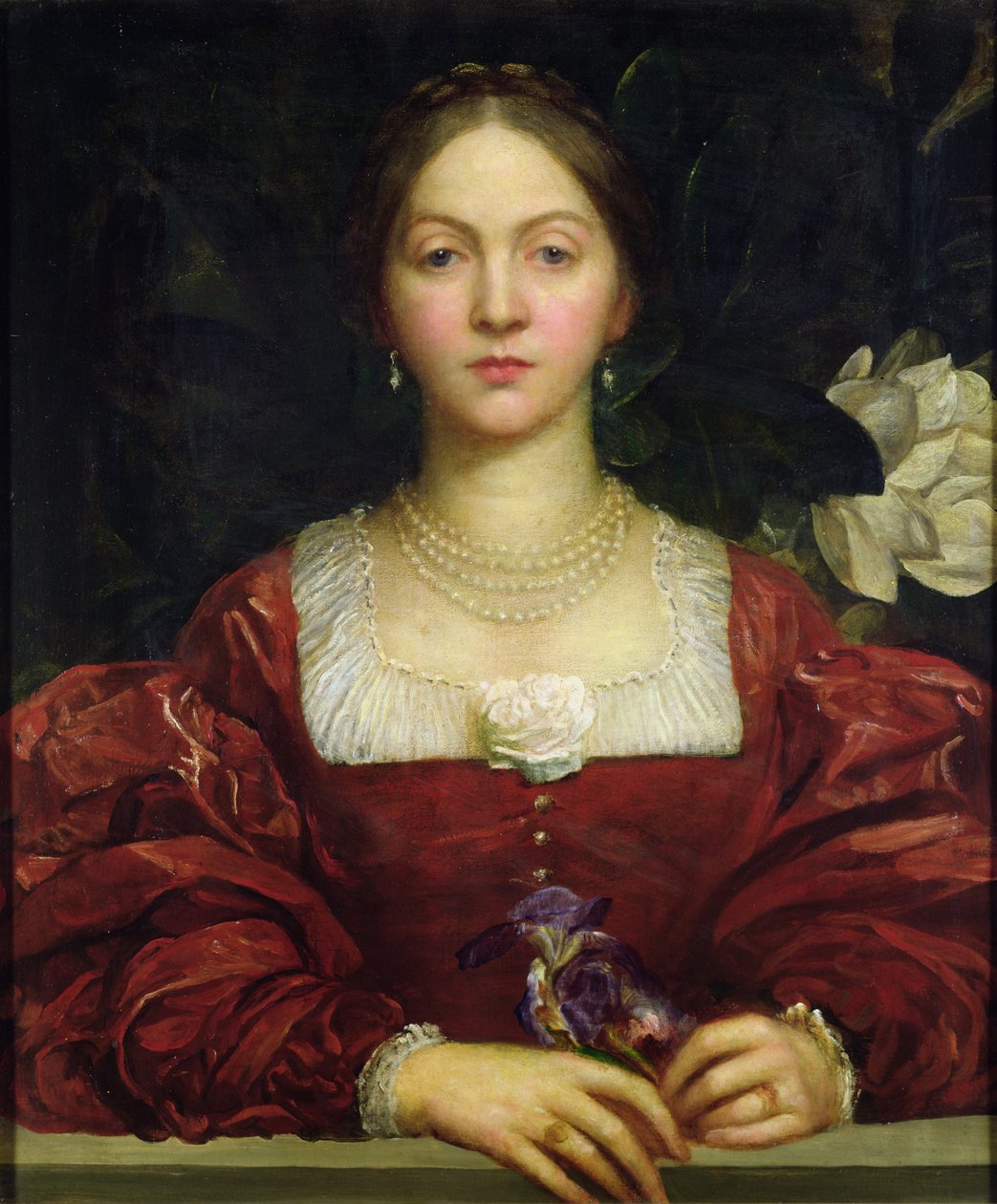 Portræt af grevinde af Airlie af George Frederick Watts