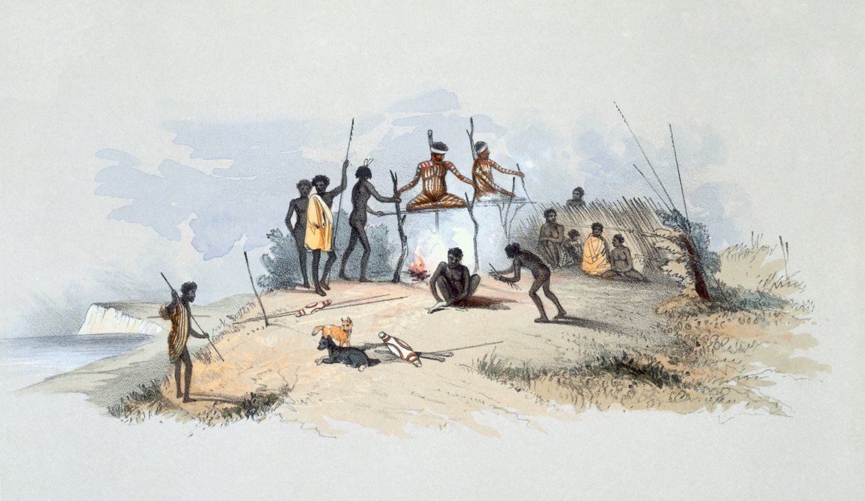 The Aboriginal Inhabitants: Native Tombs and Means of Disposing of their Dead, fra 