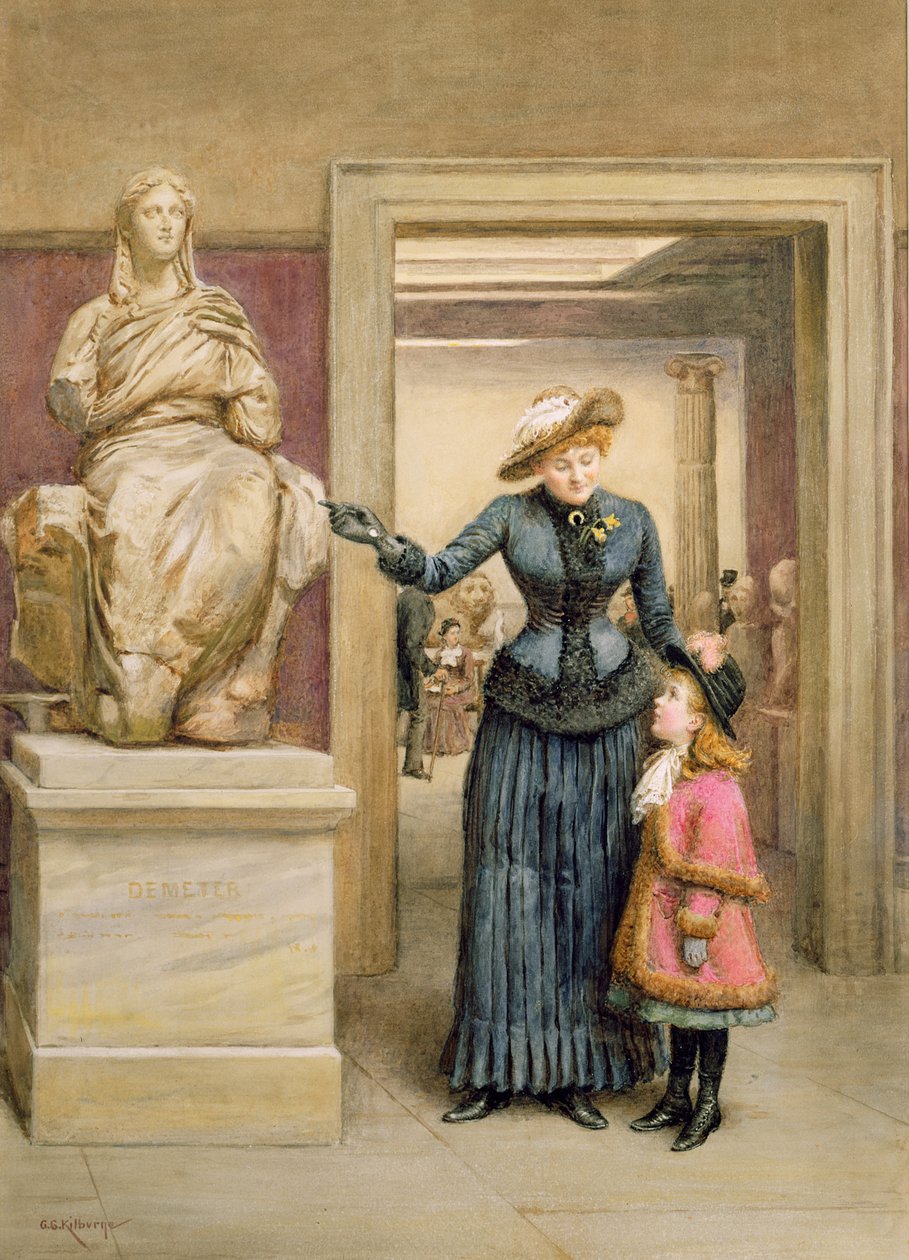 På British Museum af George Goodwin Kilburne