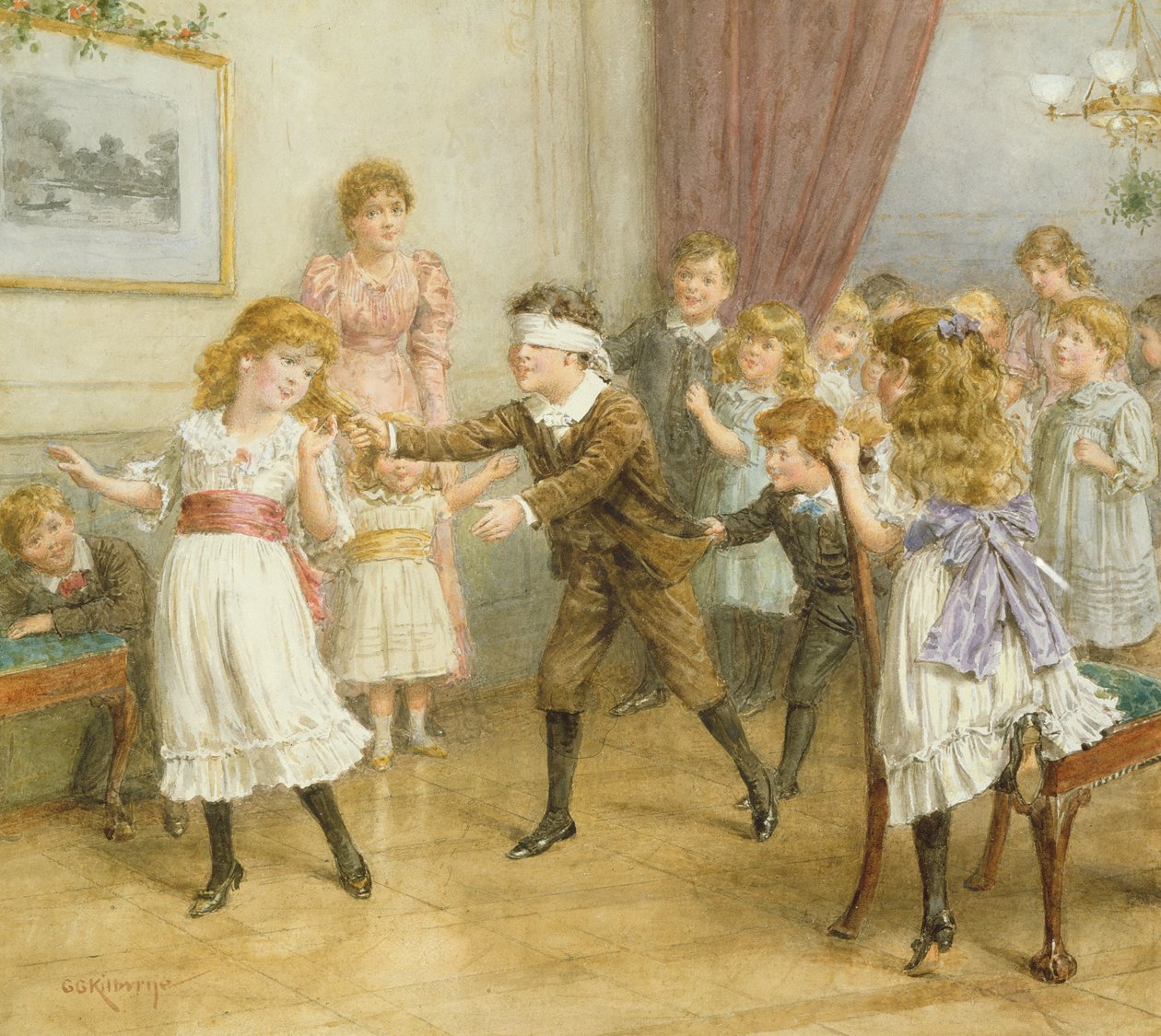 Blindebuk af George Goodwin Kilburne