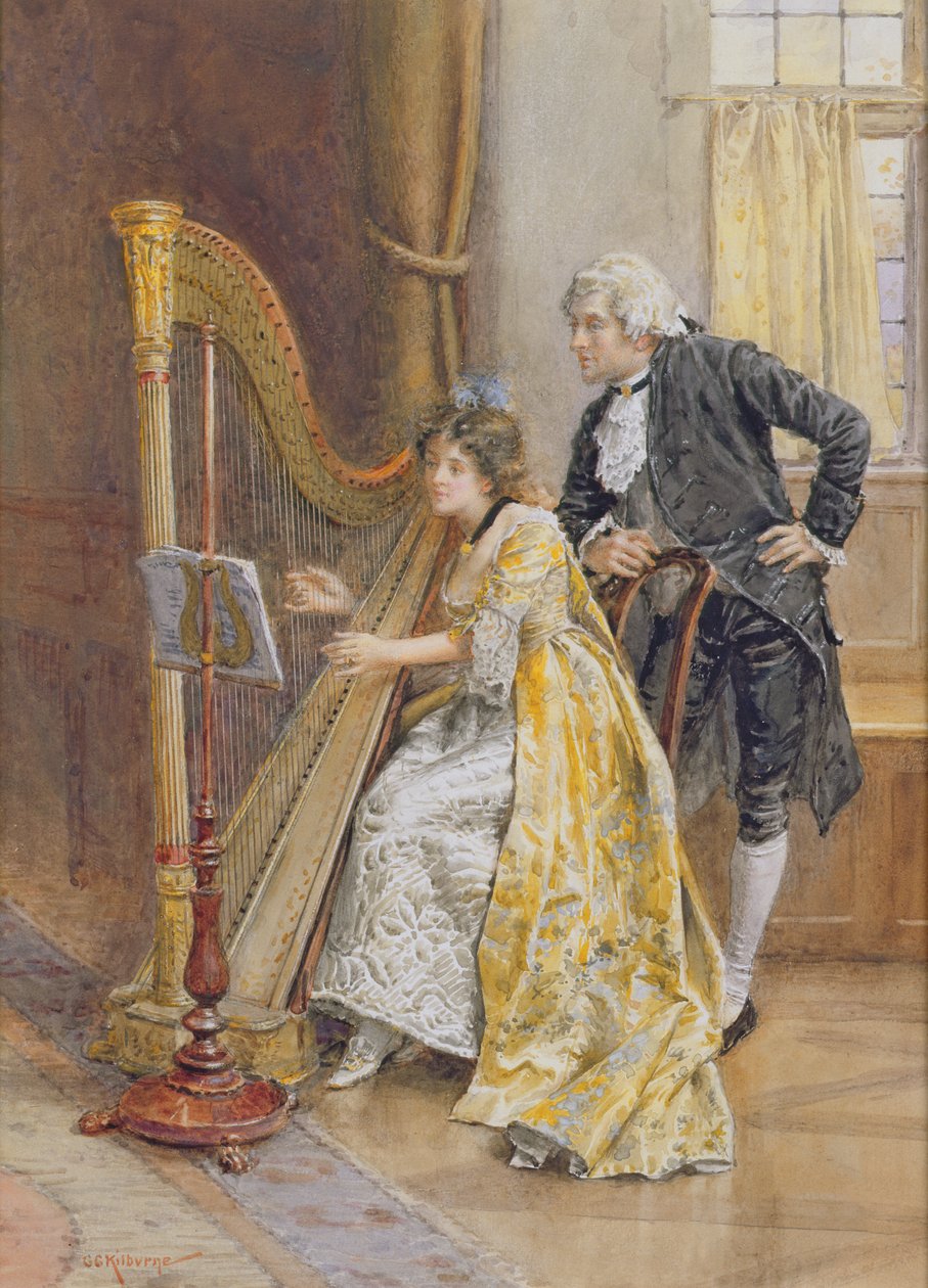 Hukommelsens melodi af George Goodwin Kilburne