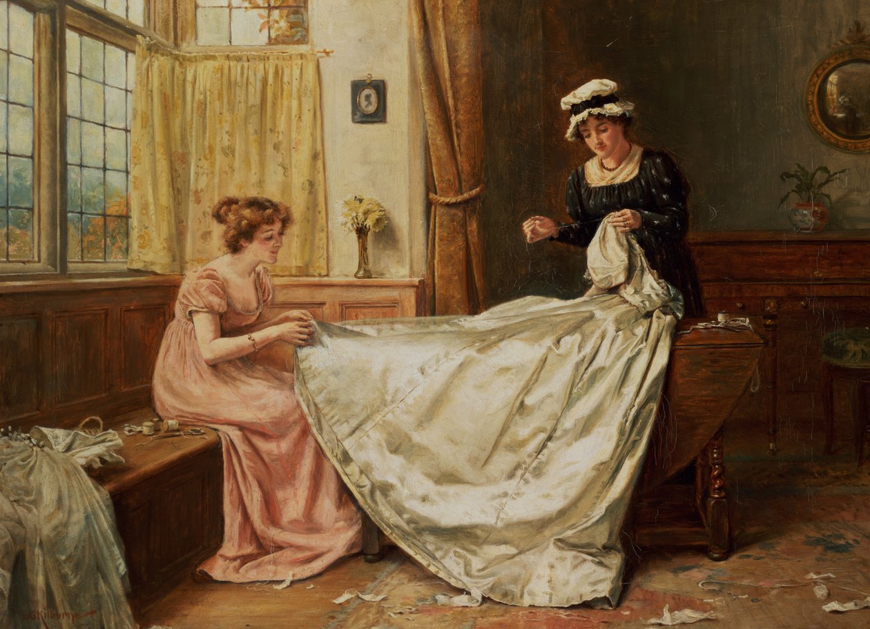 Brudekjolen af George Goodwin Kilburne