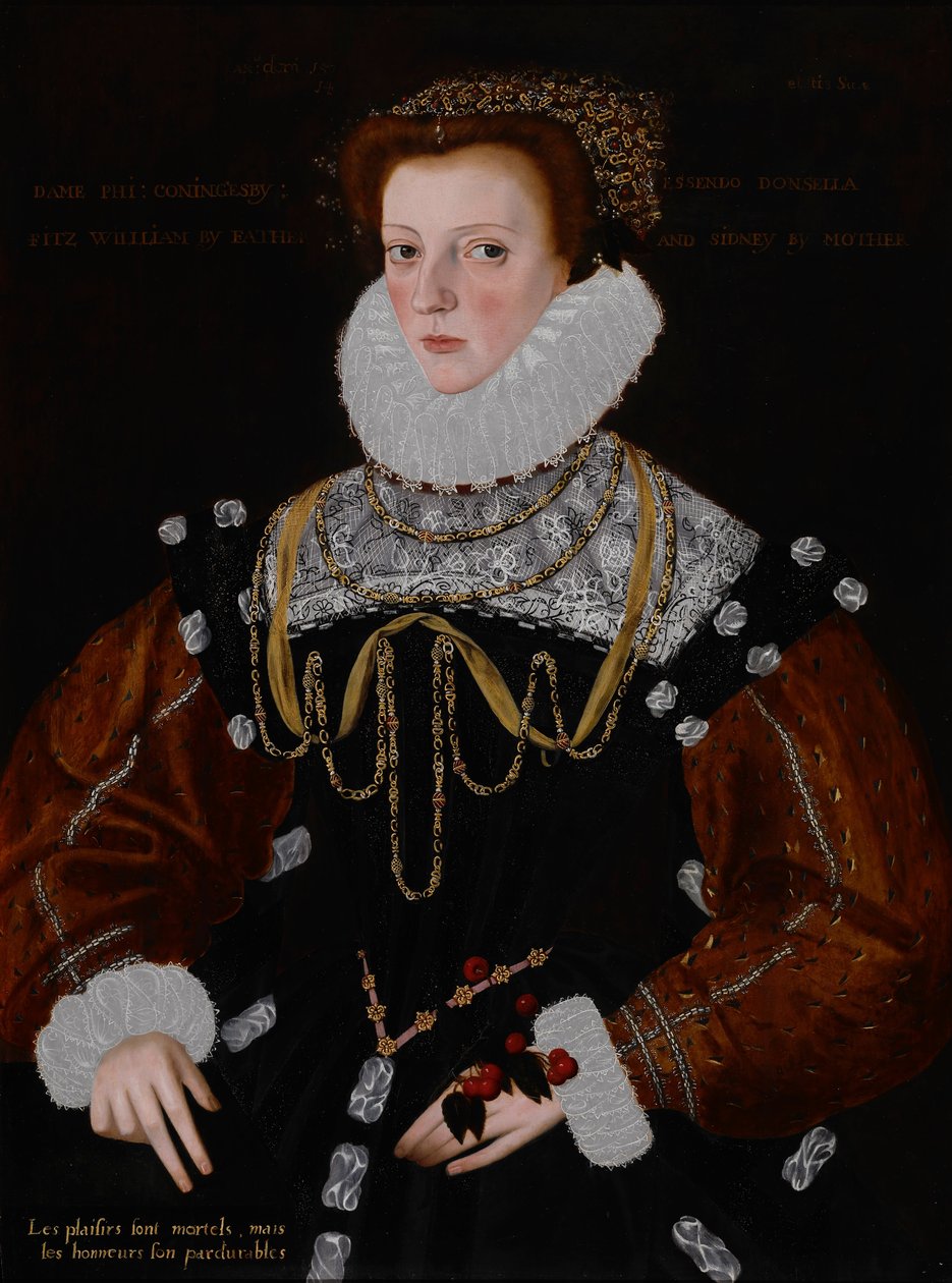 Lady Philippa Coningsby af George Gower
