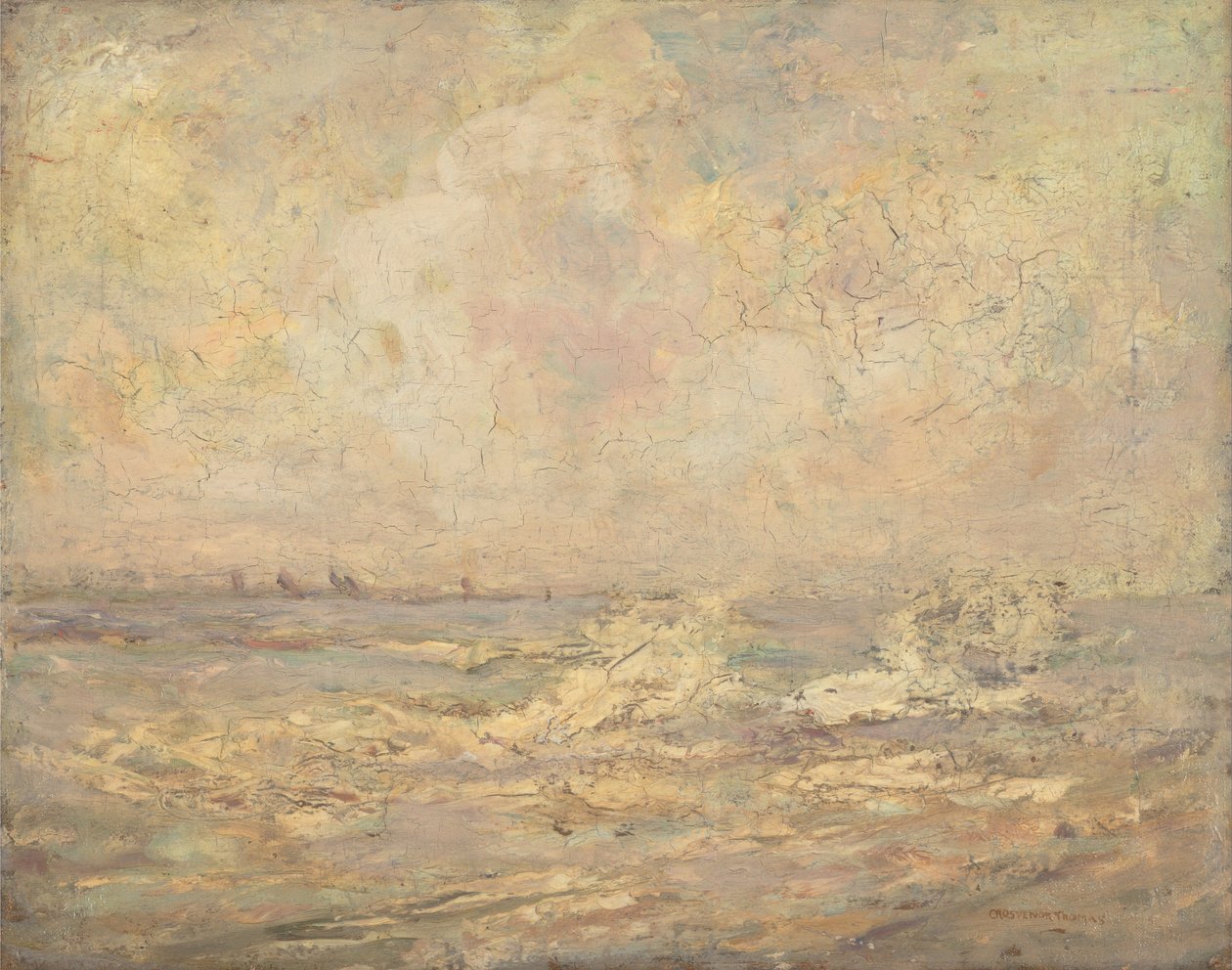 Seascape af George Grosvenor Thomas