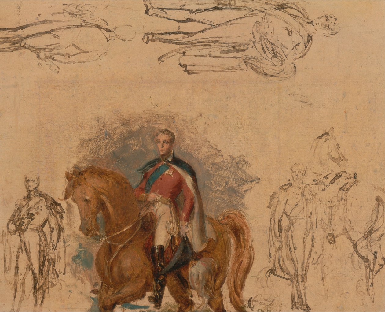 Studier for hertugen af Wellington af George Hayter