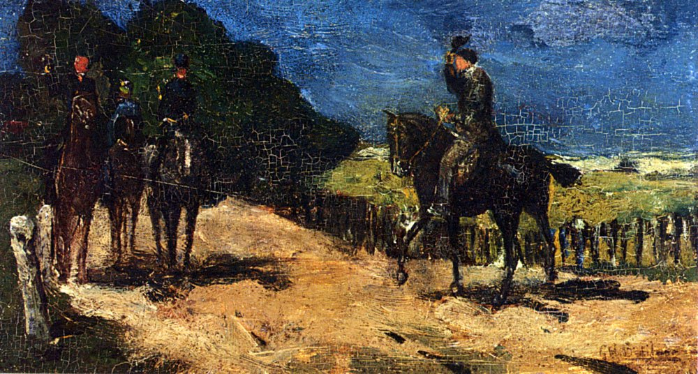 Ud at ride af George Hendrik Breitner