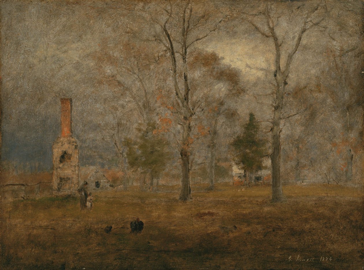 Gray Day, Goochland af George Inness