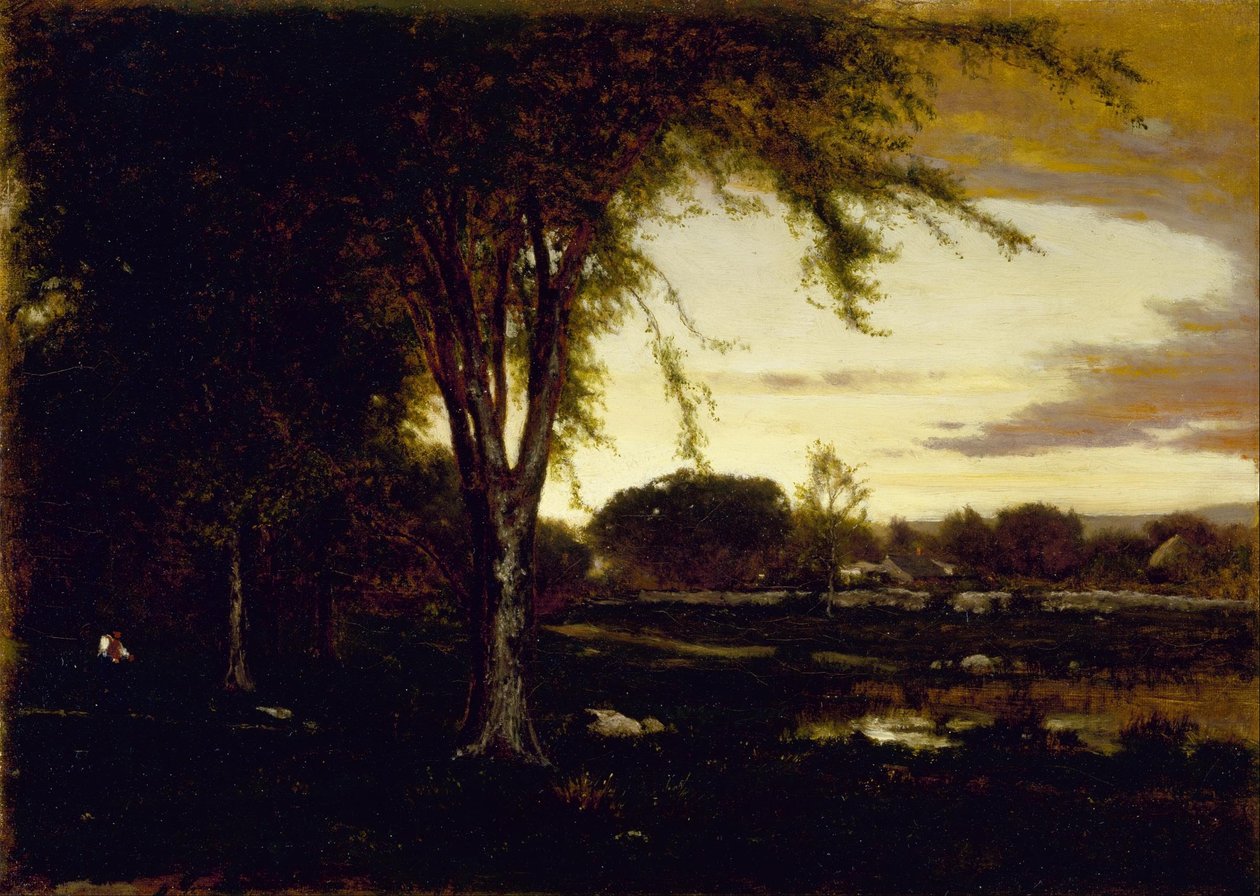 Landskab af George Inness