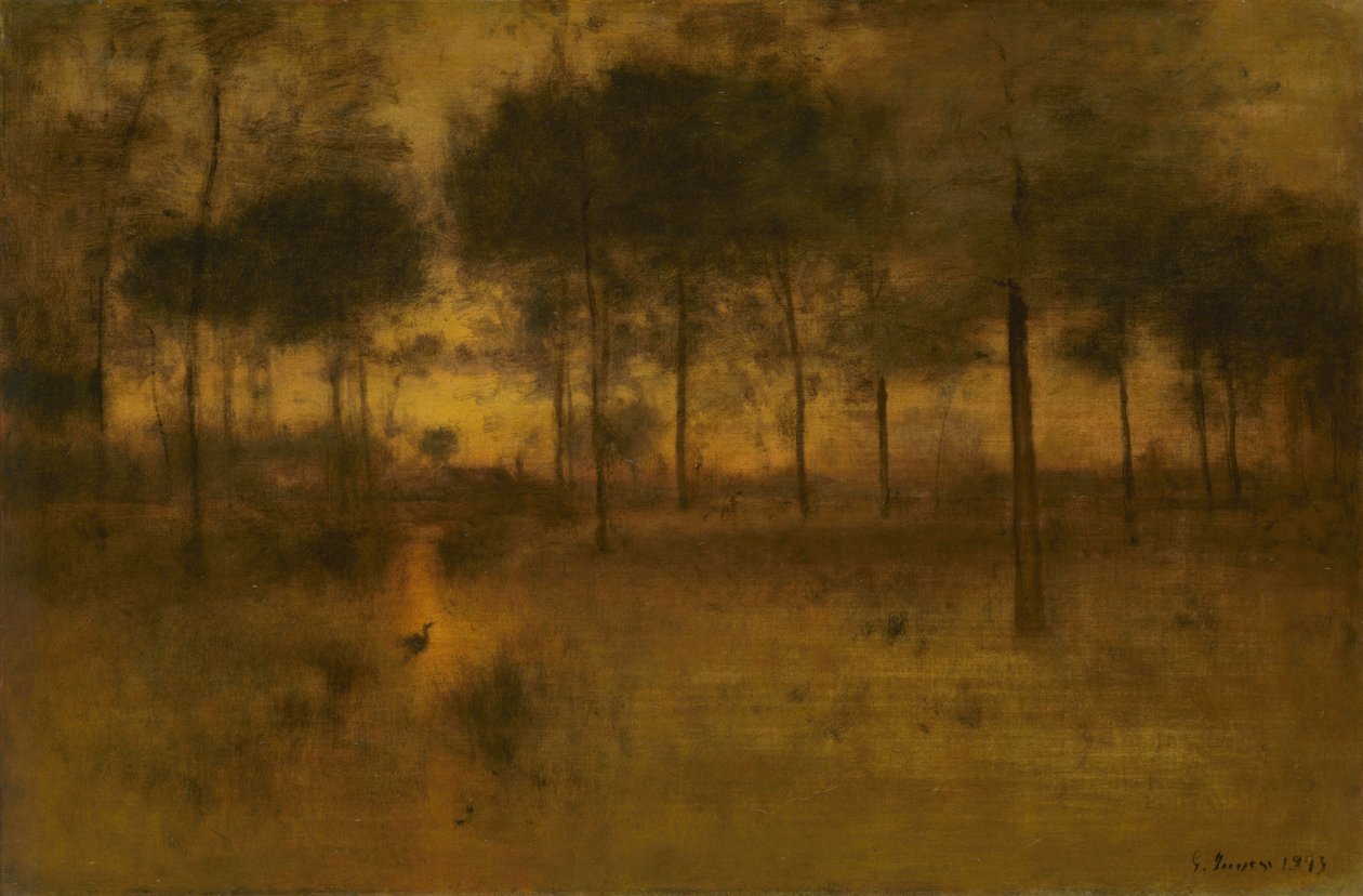 Hejrens hjem af George Inness