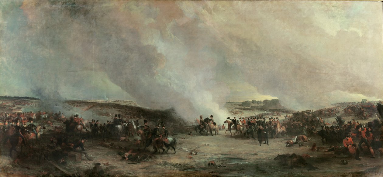 Slaget ved Waterloo, 1815 af George Jones