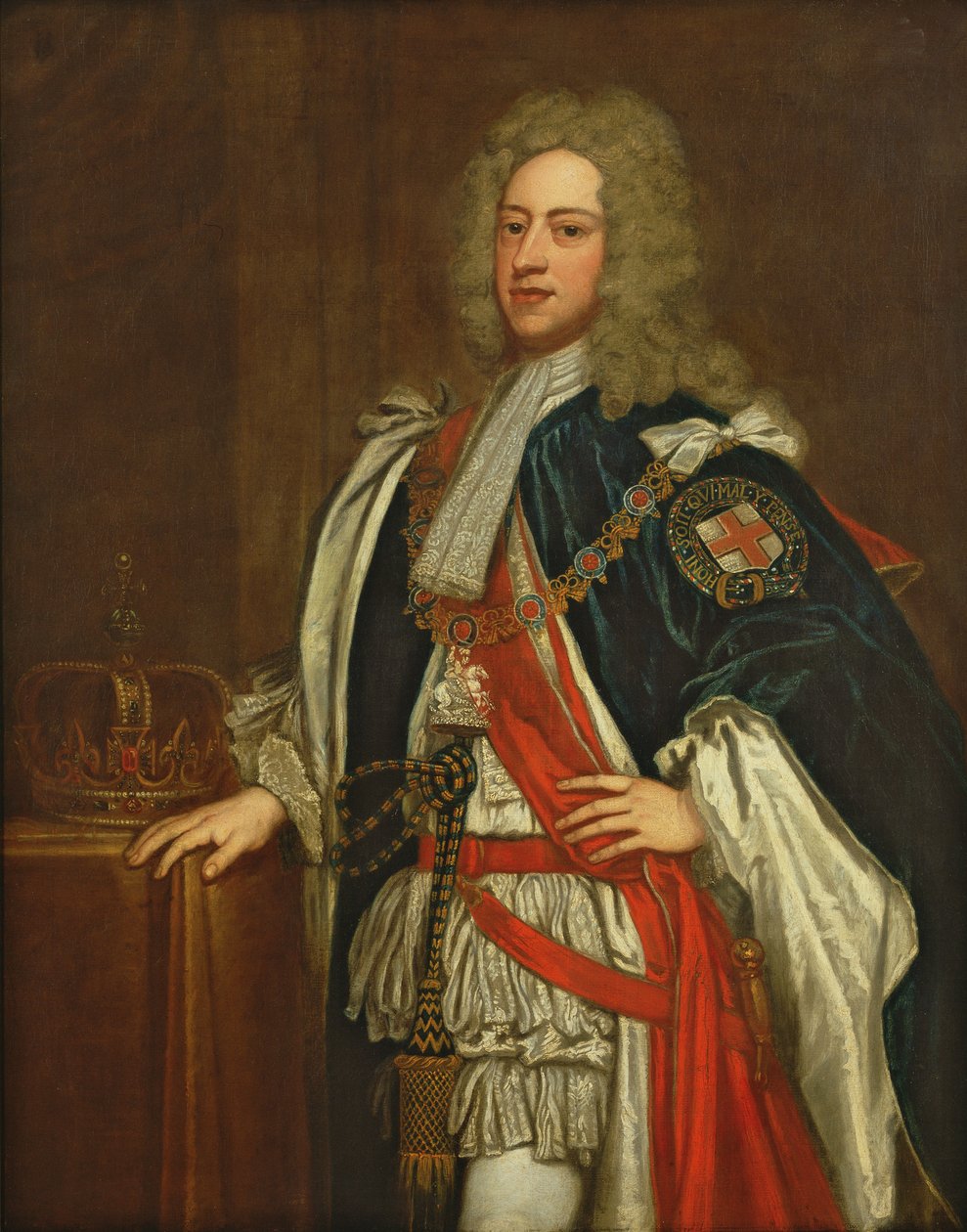Georg II (1683-1760) af George Knapton