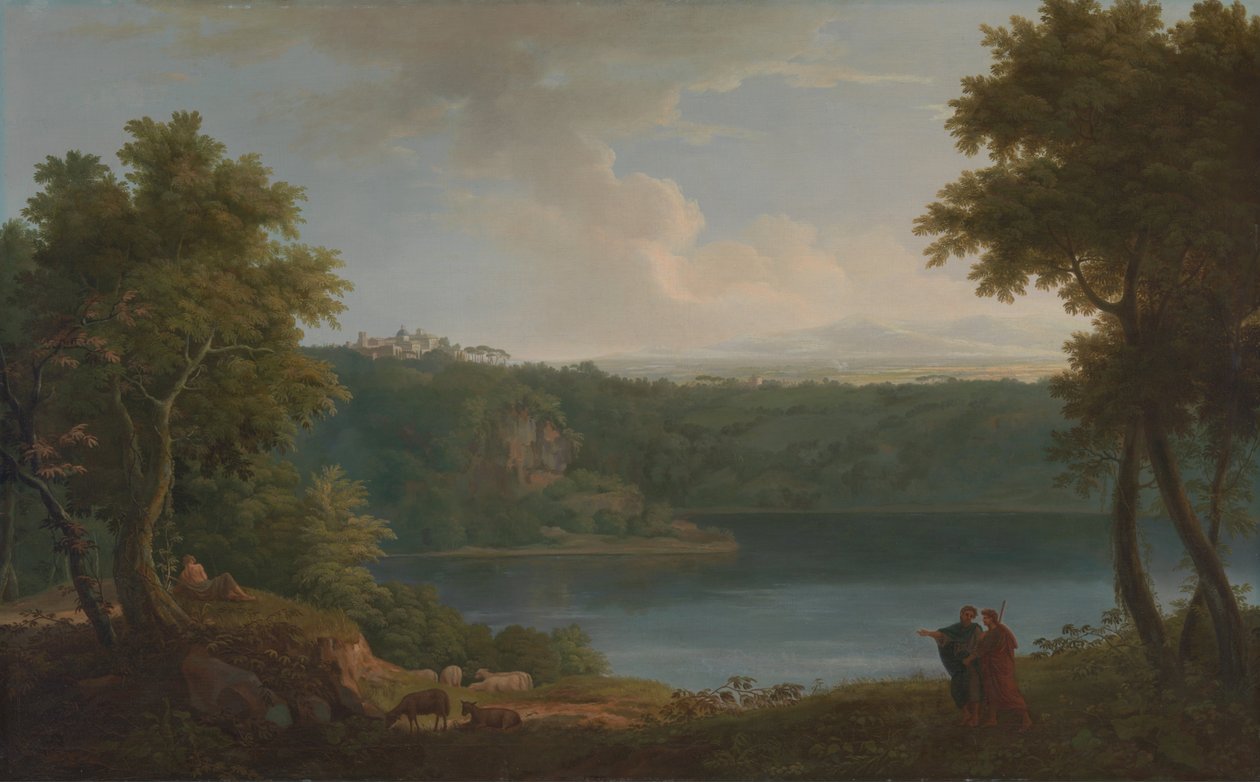 Lake Albano af George Lambert