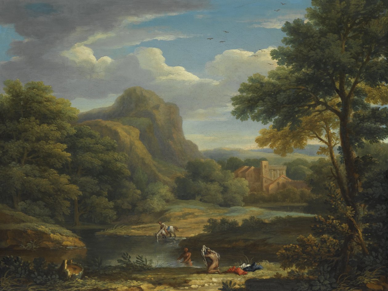 Bjergrige landskaber af George Lambert