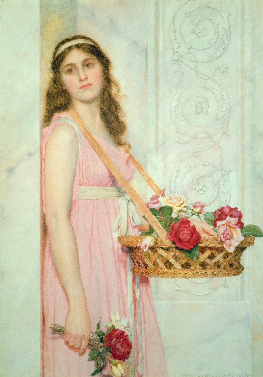Blomstersælgeren, 1929 af George Lawrence Bulleid