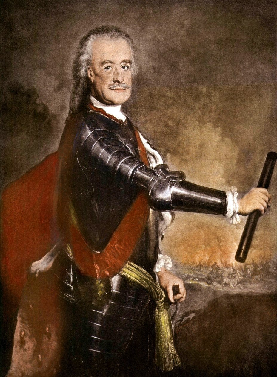 Leopold af Anhalt-Dessau (1676-1747) af George Lisiewski