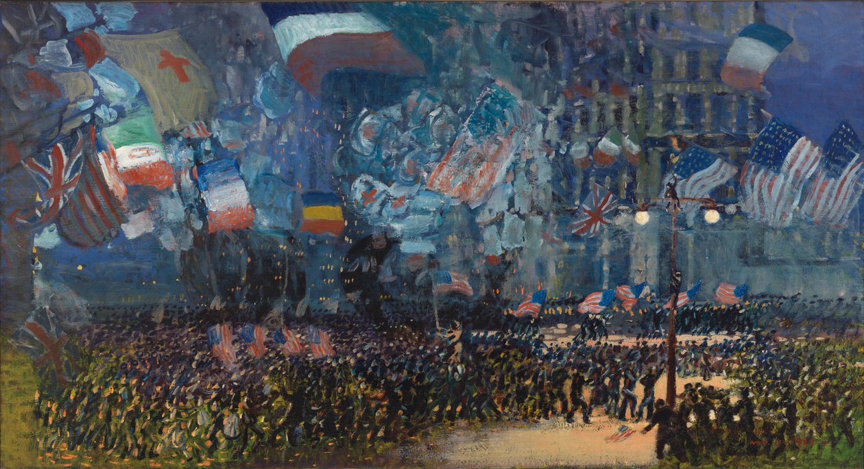 Våbenhvileaften af George Luks
