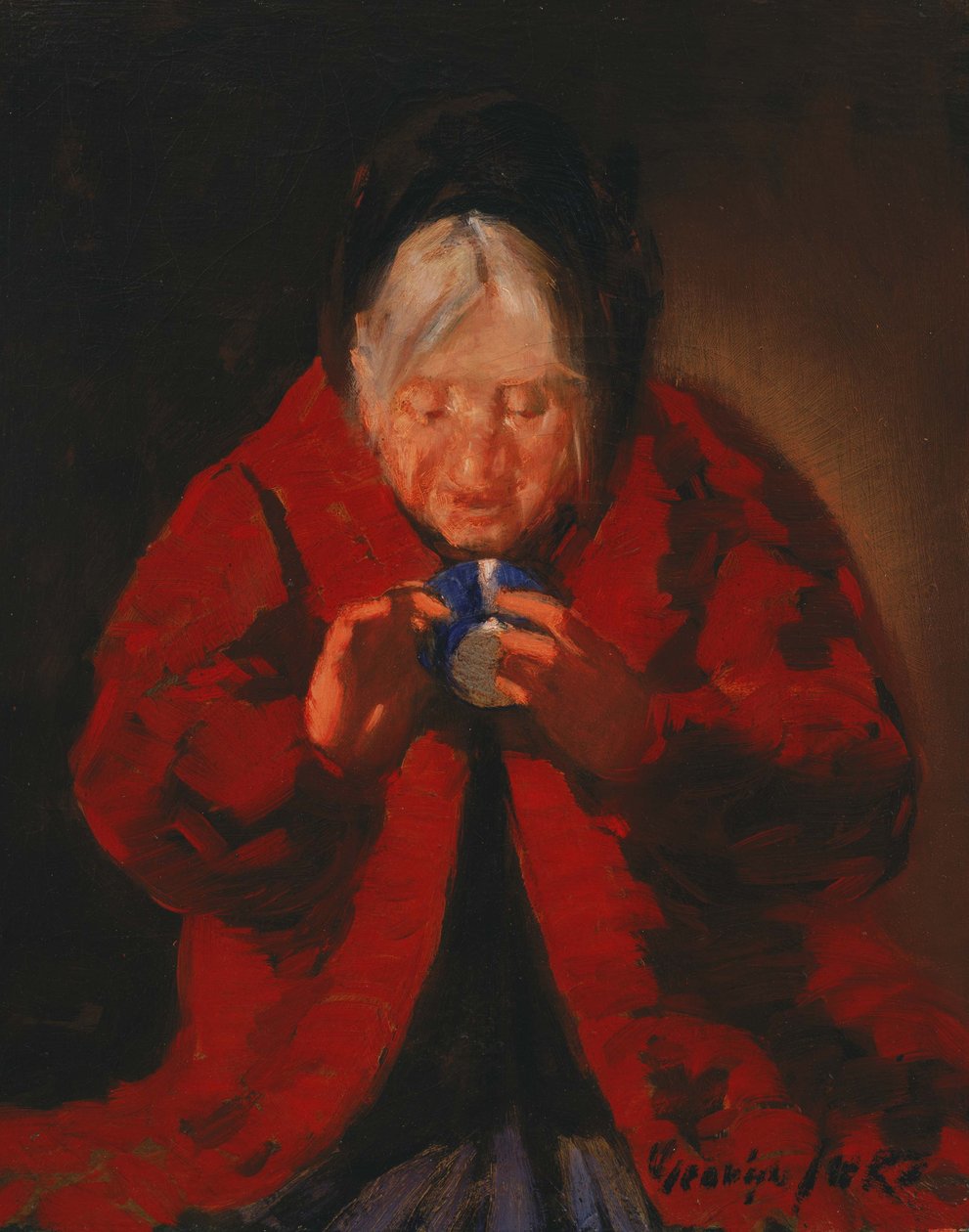 Fortælle formuer af George Luks