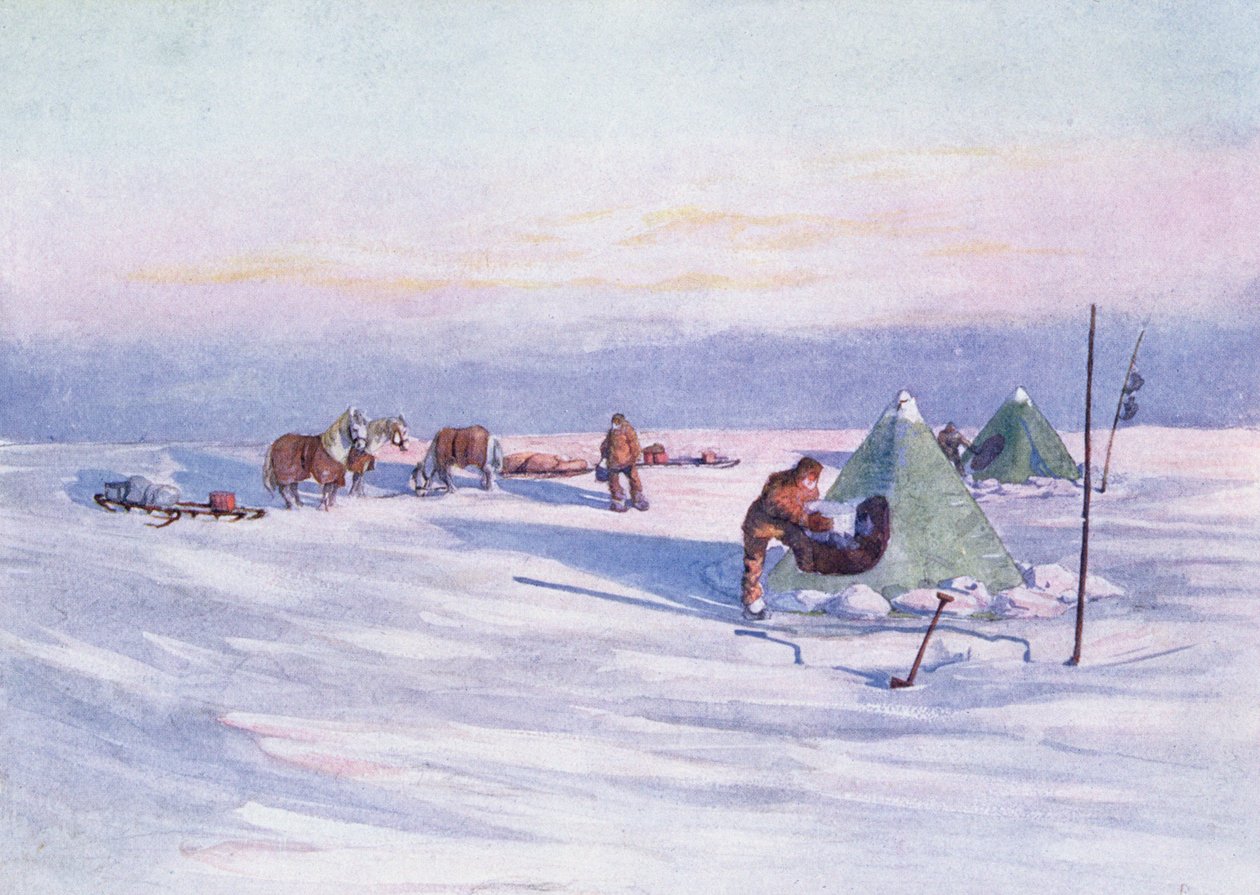 Organizing the Camp, illustration fra 