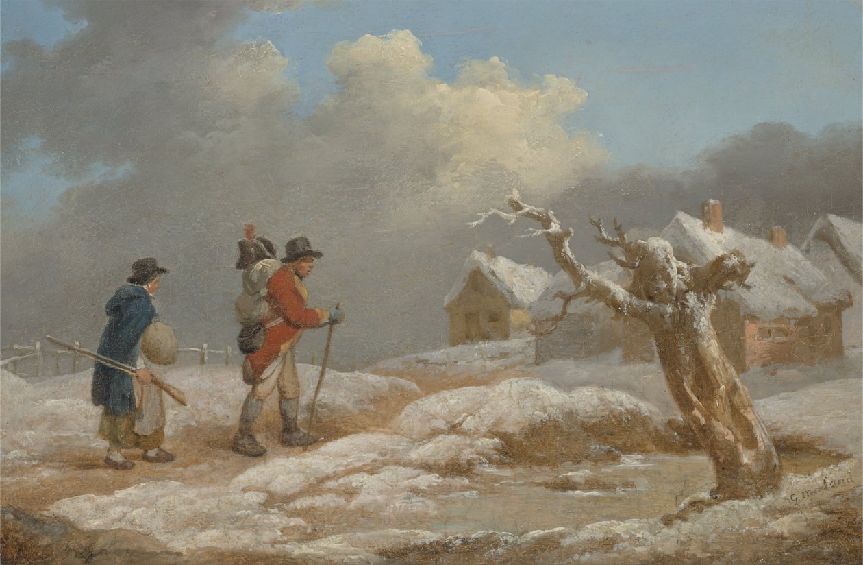 En soldats tilbagevenden af George Morland