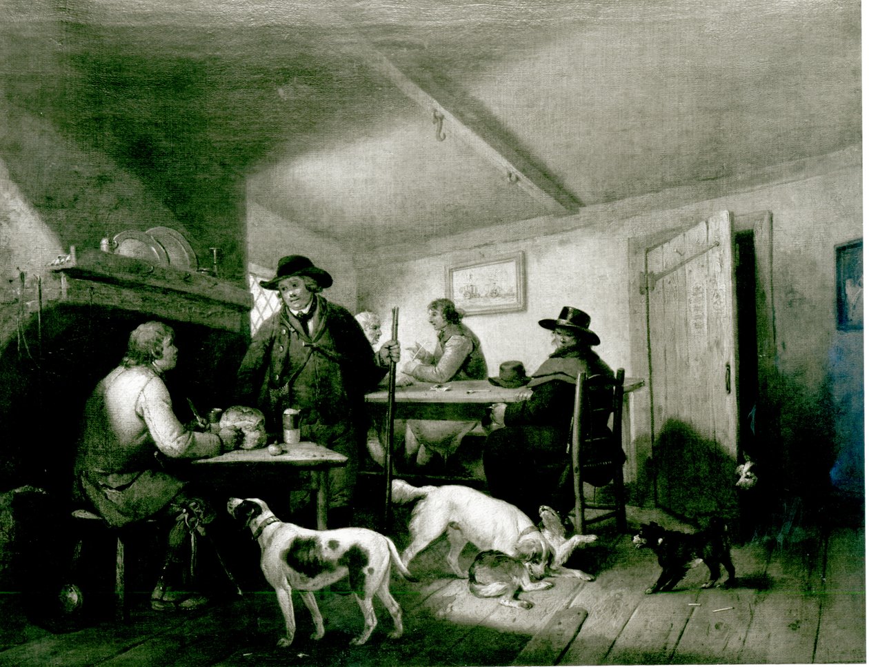 Interiør af en Country Inn af George Morland