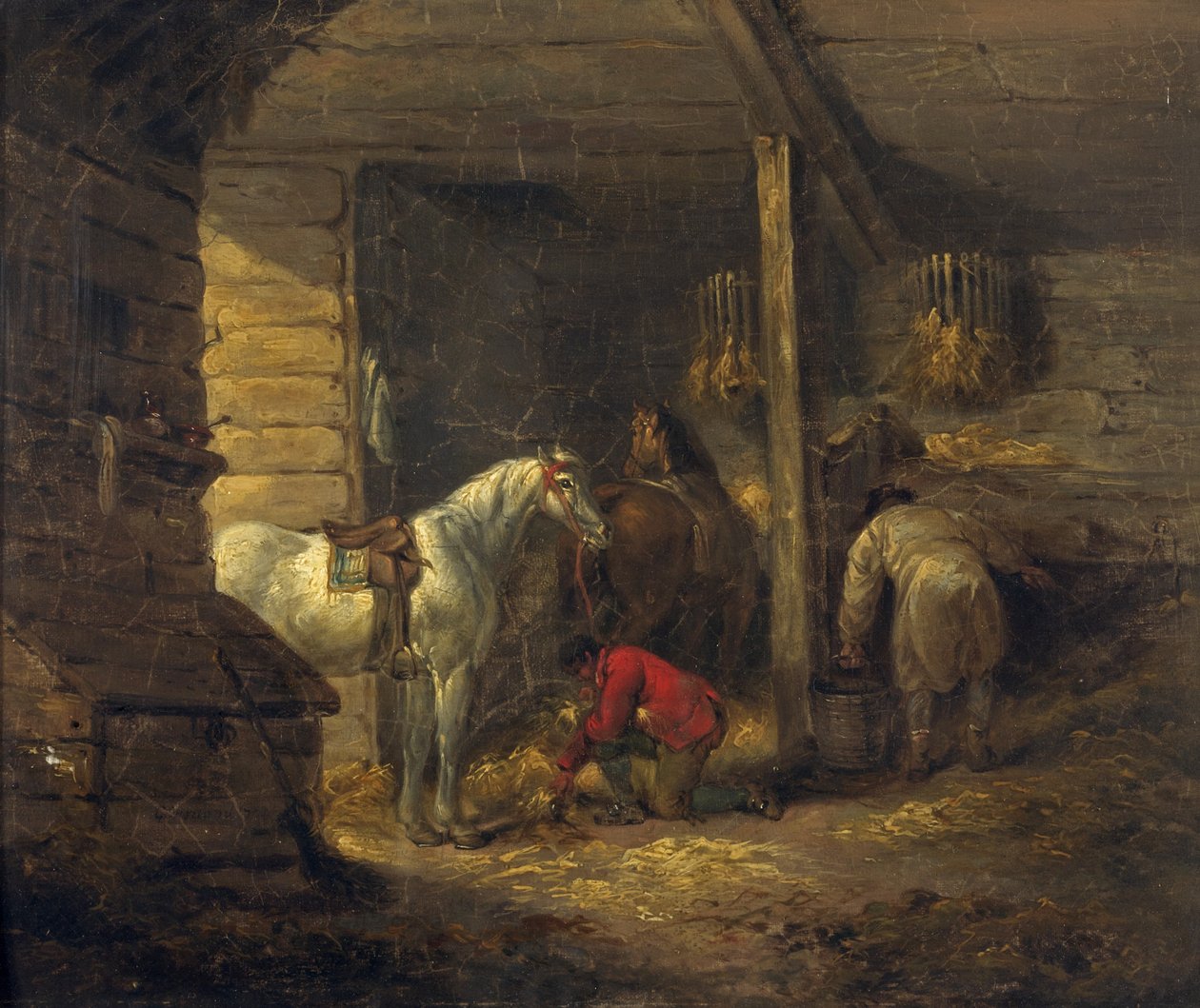 Stabil scene af George Morland