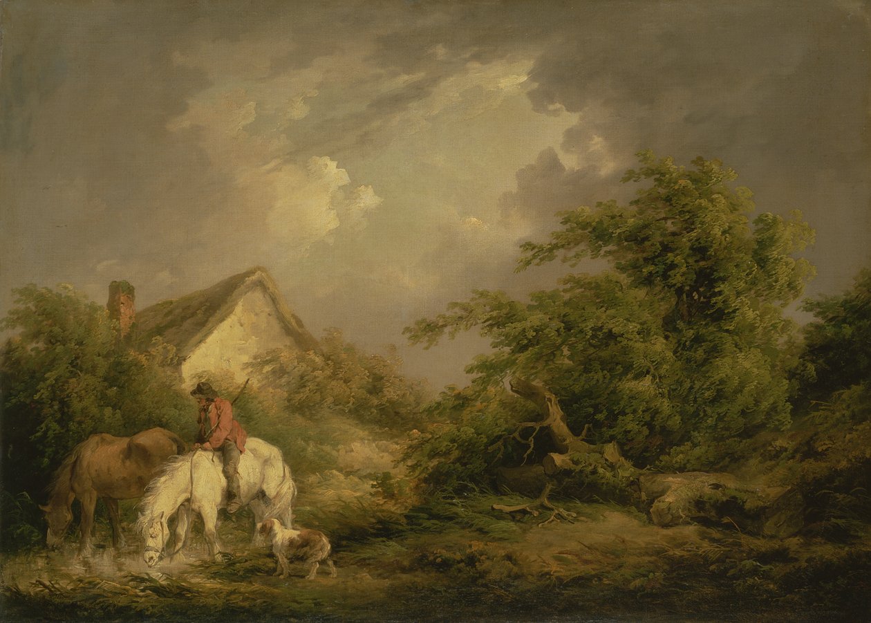 Den nært forestående storm, 1791 af George Morland