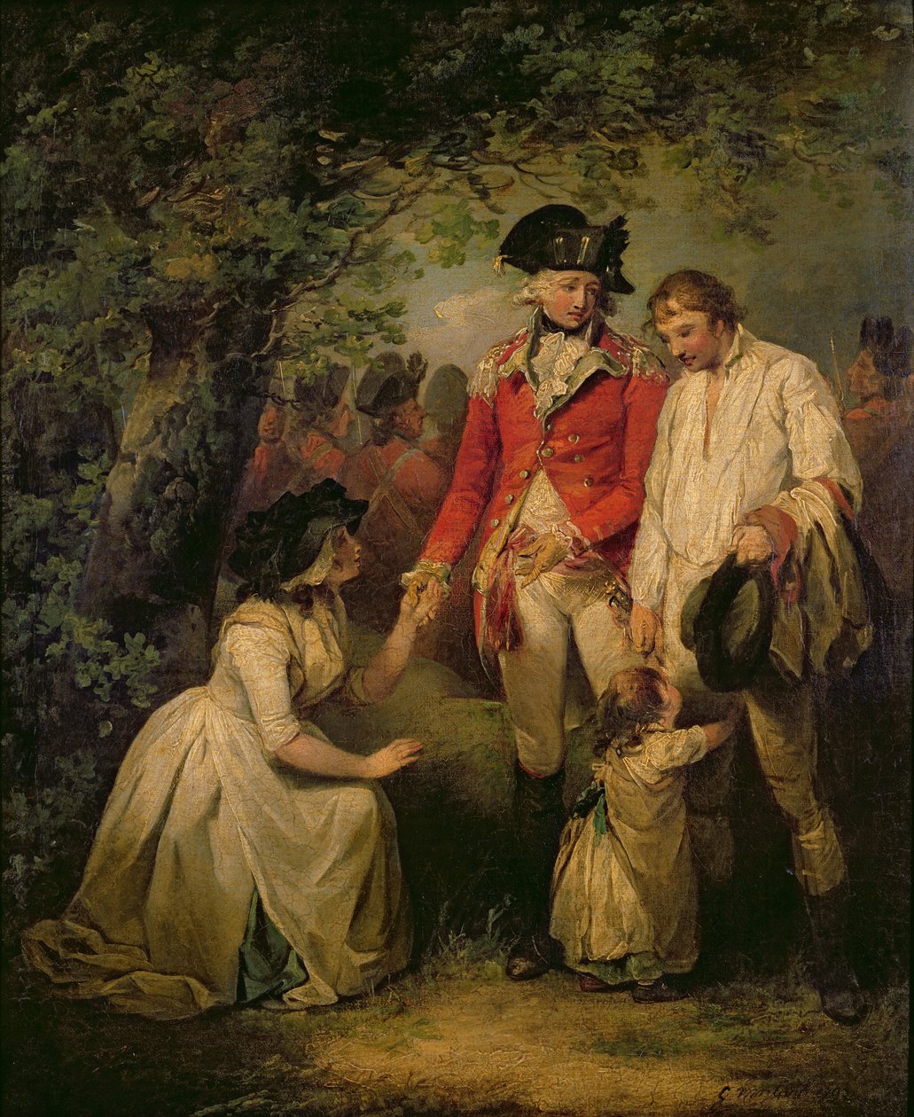 Desertøren benådet, 1792 af George Morland