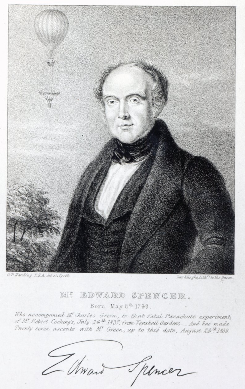 Mr. Edward Spencer, litografi af Day und Haghe, 1839 af George Perfect Harding