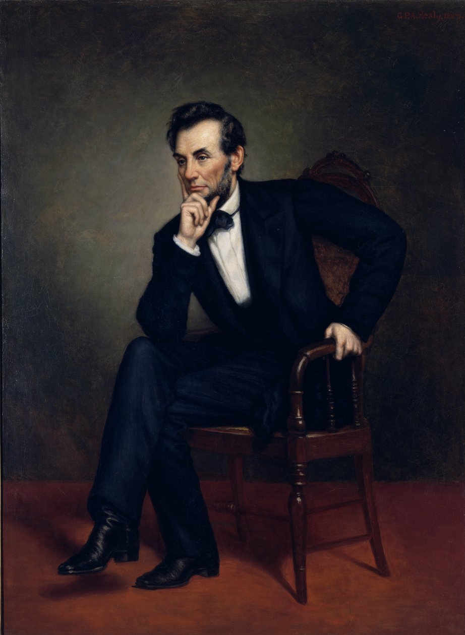 Portræt af Abraham Lincoln (1887) af George Peter Alexander Healy