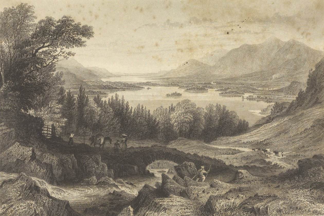 Derwent und Bassenthwaite Lakes, af George Pickering