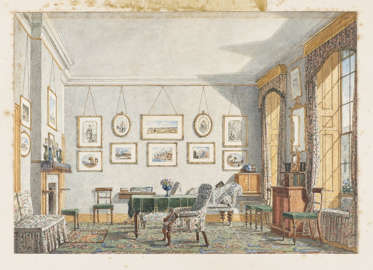 George James Drummonds Room i Oxford, 1853 af George Pyne