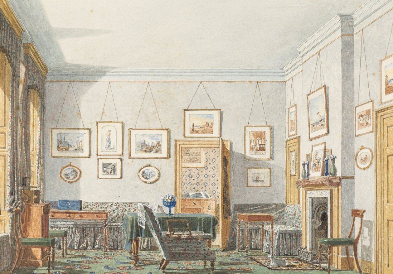George James Drummonds Room i Oxford, 1853 af George Pyne
