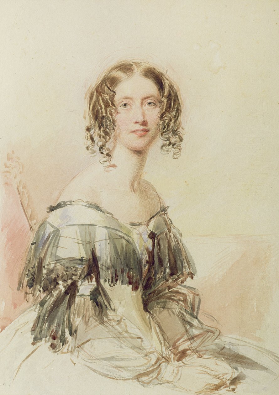 Portræt af Julia Cartwright af George Richmond