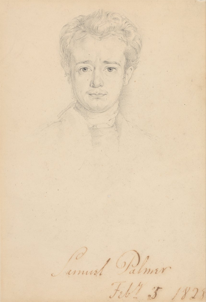 Portræt af Samuel Palmer, 5. februar 1828 af George Richmond