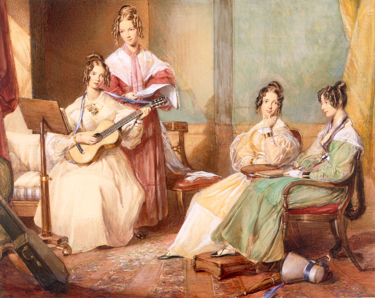 Ærkebiskop Sumners fire døtre, 1833 af George Richmond