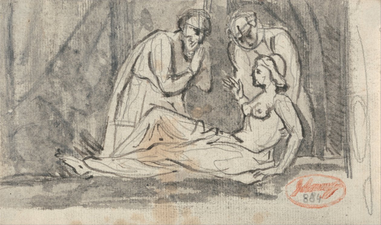 En dissekerende scene af George Romney