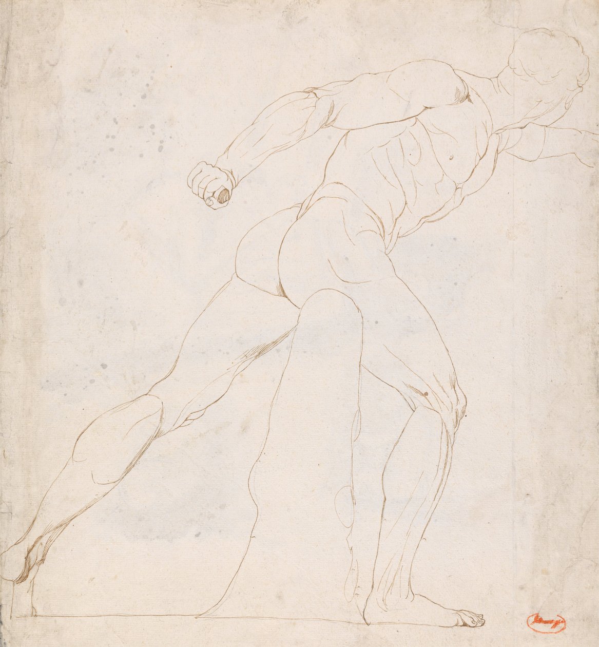 Borghese Gladiator af George Romney