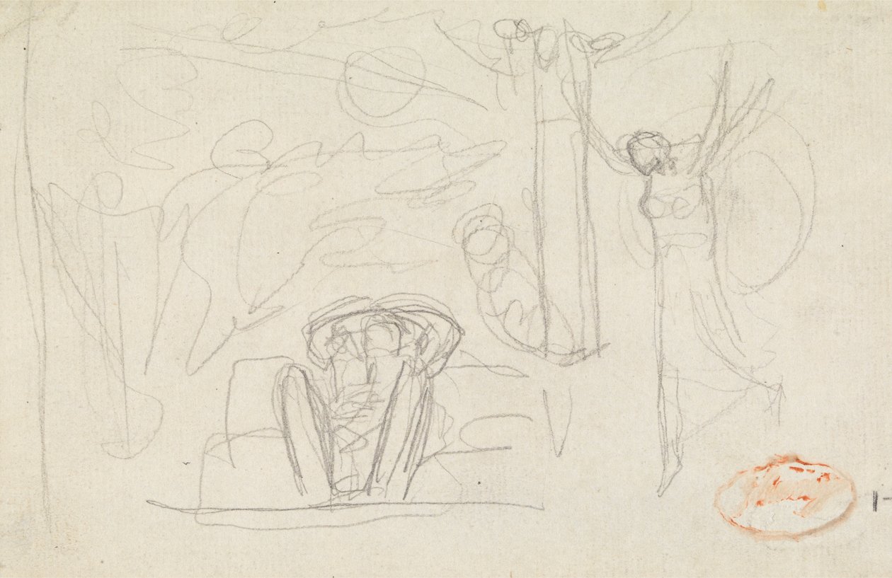 Figur Sammensætningsundersøgelse 38 af George Romney