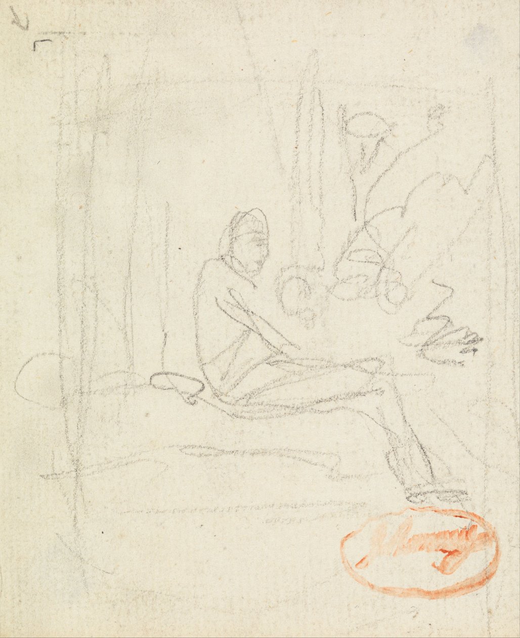 Figur Undersøgelse 6 af George Romney