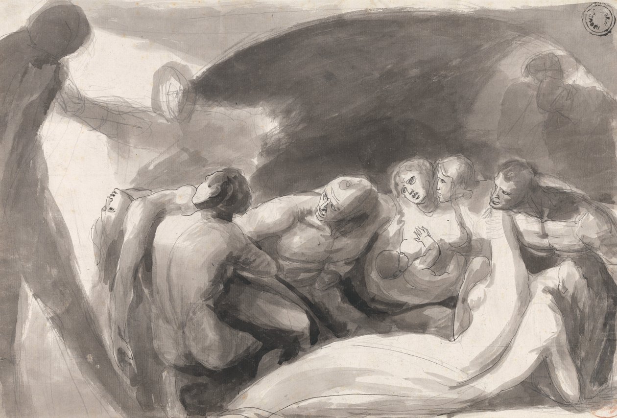 Howard på besøg i et fængsel af George Romney