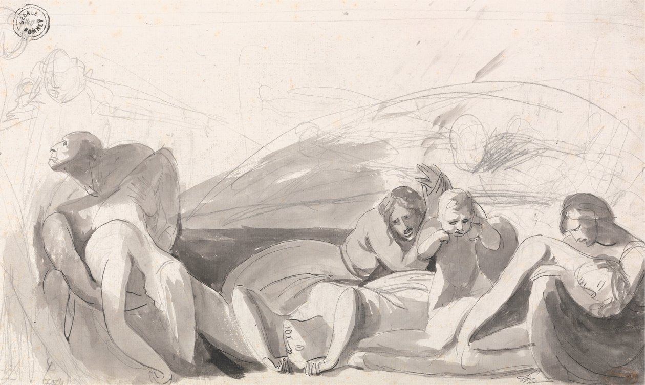 Howard på besøg i et fængsel af George Romney