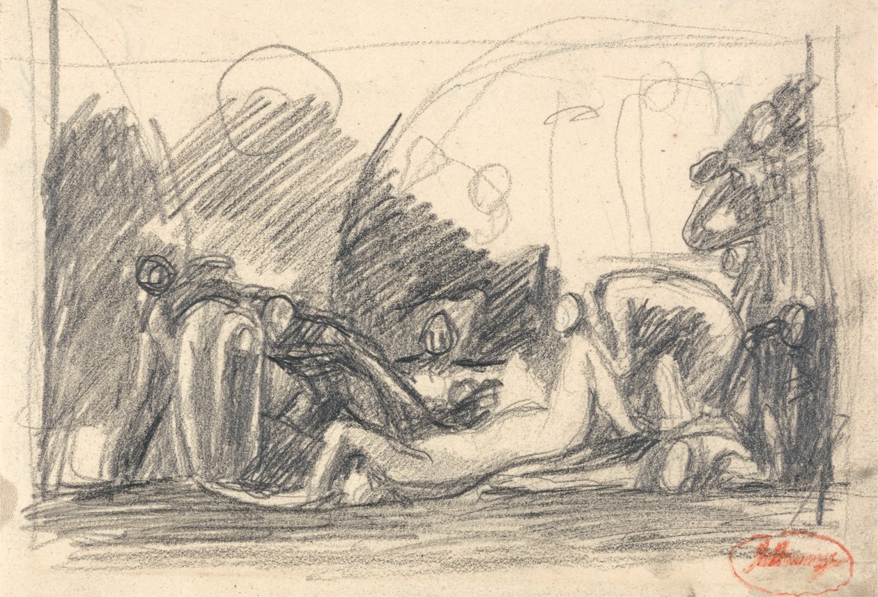 Howard på besøg i et fængsel af George Romney