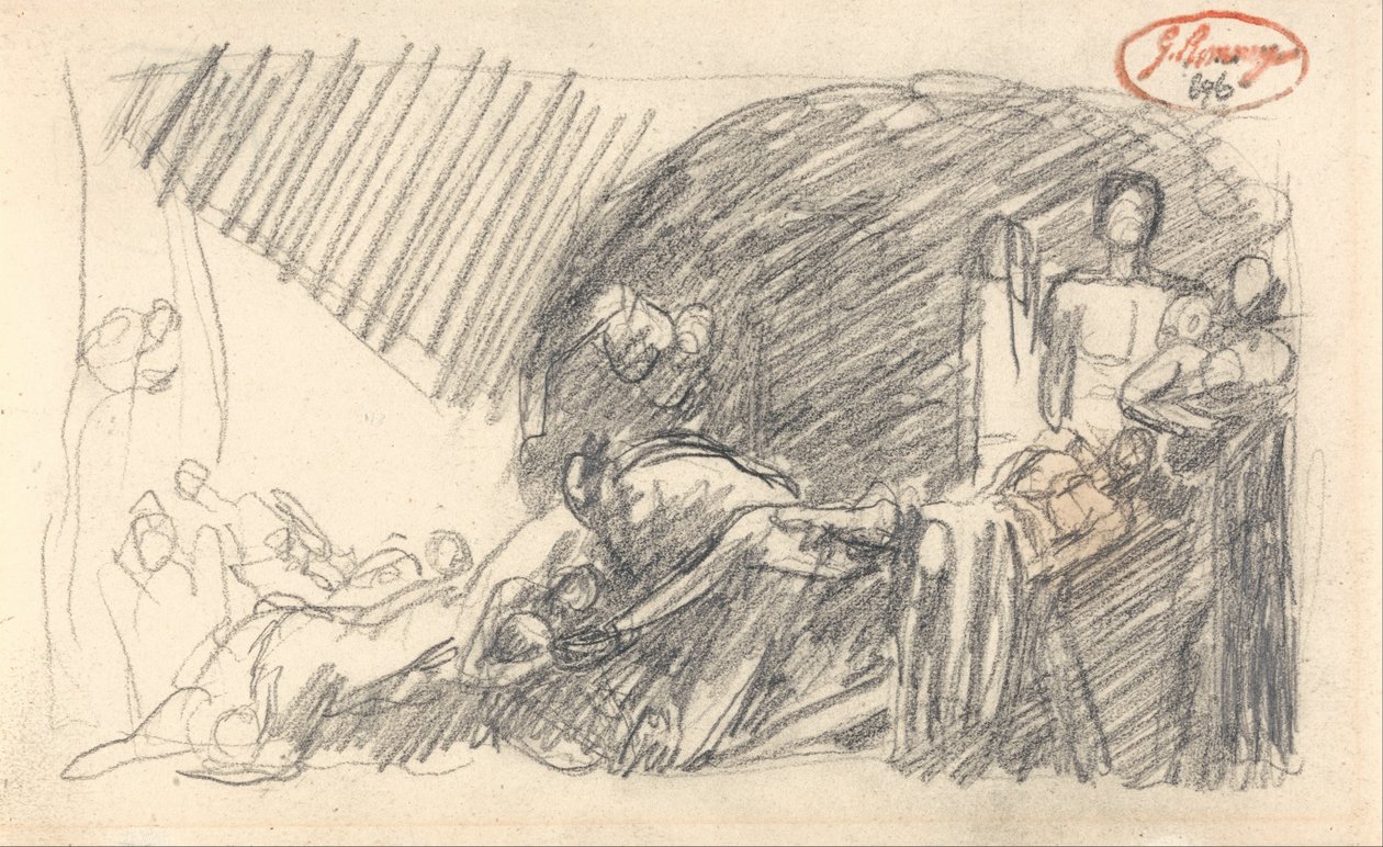 Howard på besøg i et fængsel af George Romney