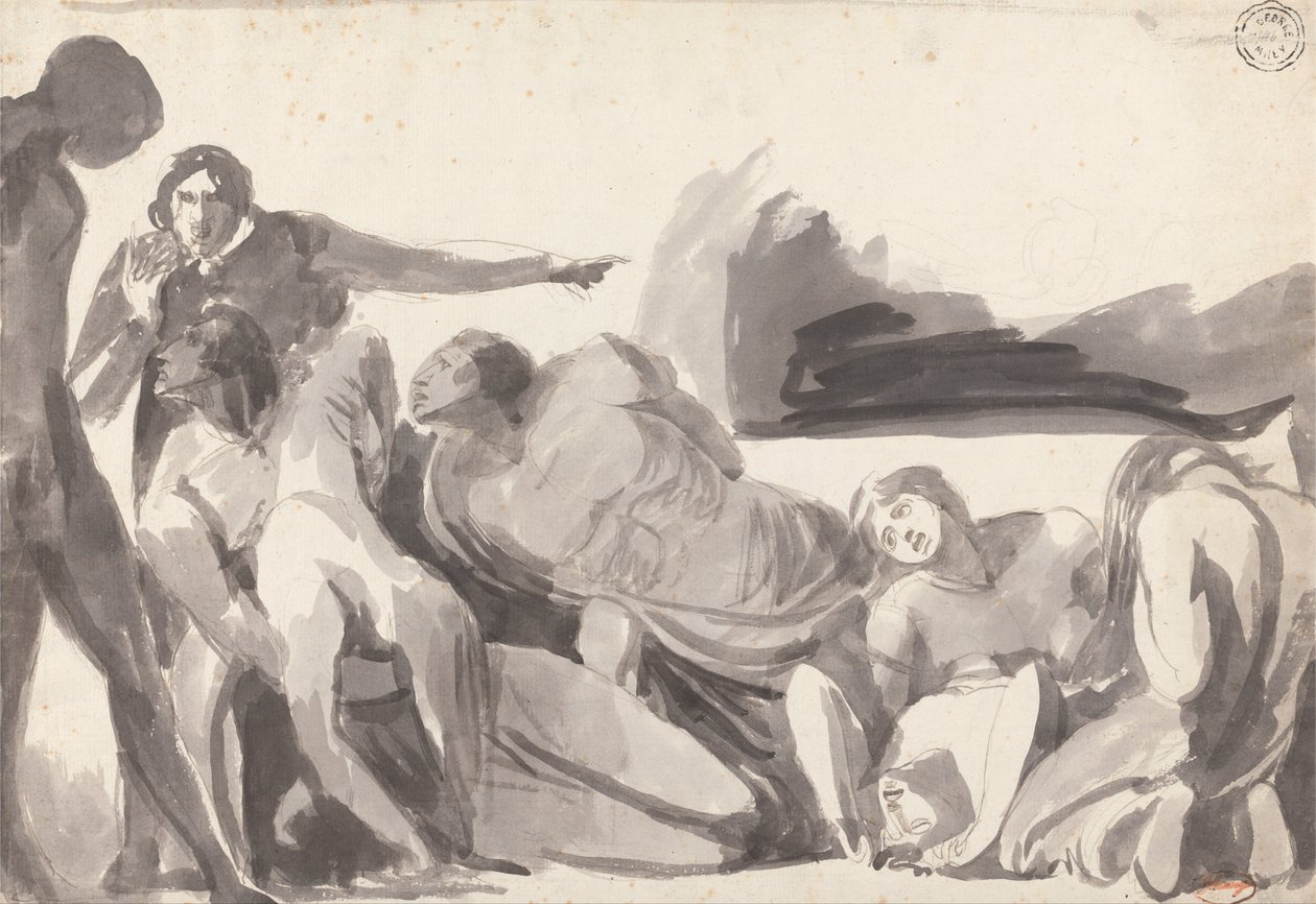 Howard på besøg i et fængsel af George Romney