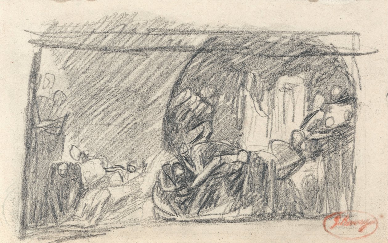 Howard på besøg i et fængsel af George Romney