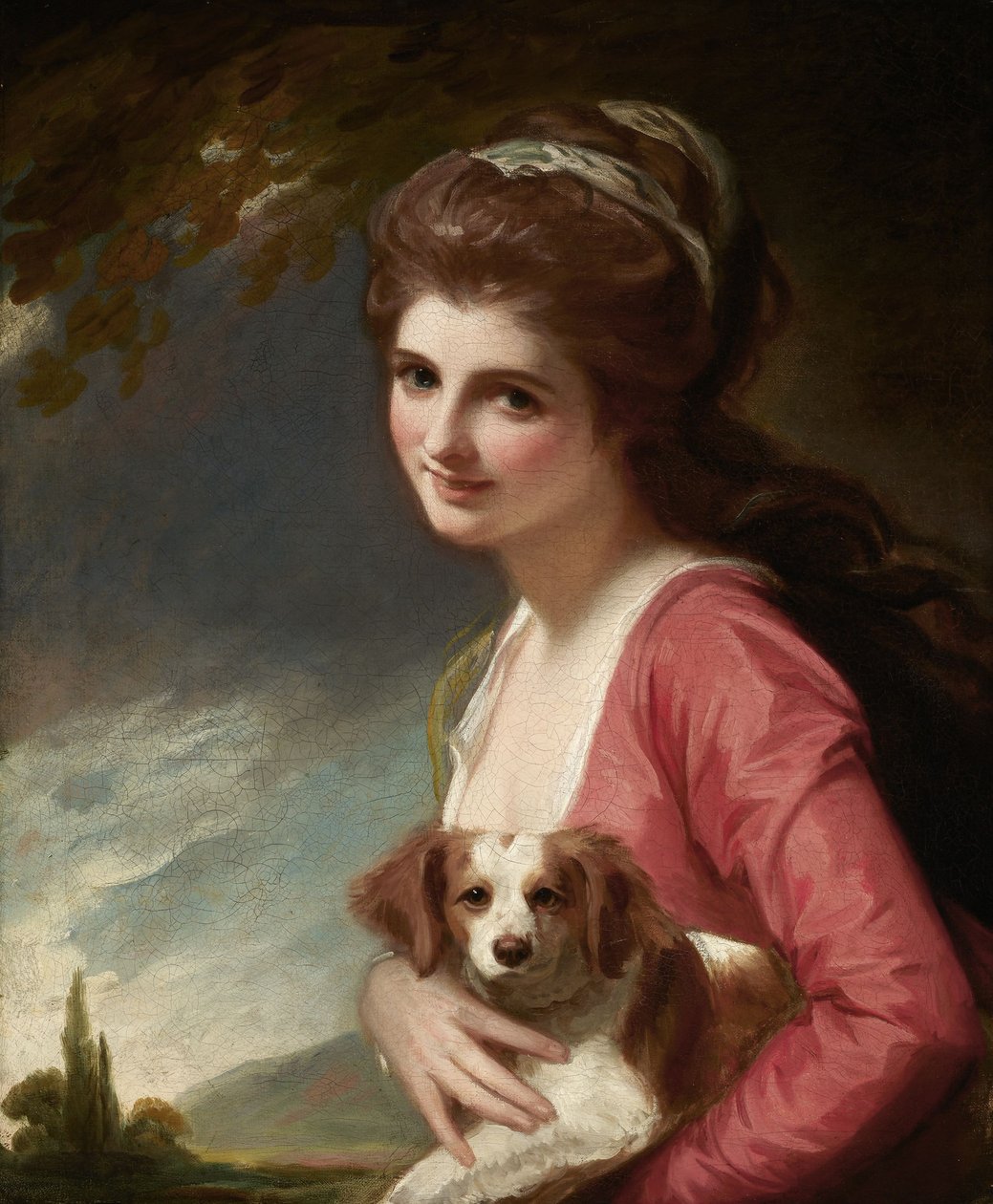 Lady Hamilton som naturen af George Romney